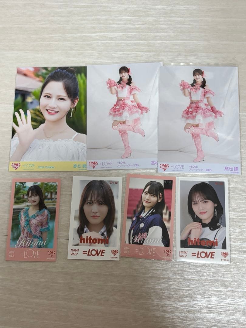 髙松瞳 生写真 ミニフォト まとめ売り =LOVE - メルカリ