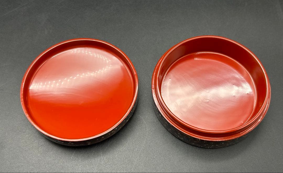 伝統工芸品 古代若狭塗 慶州作 螺鈿 茶道具 小物入れ 若狭塗 本間