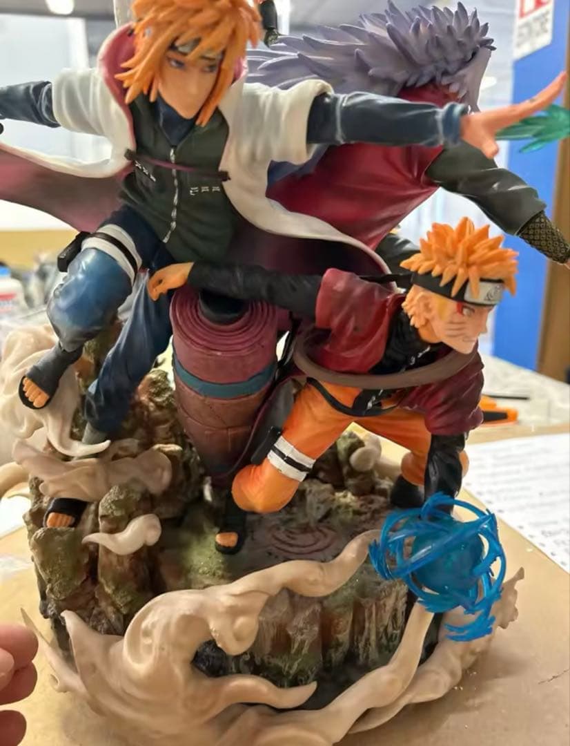 NARUTO 自来也 波風ミナト うずまきナルト ガレージキット フィギュア