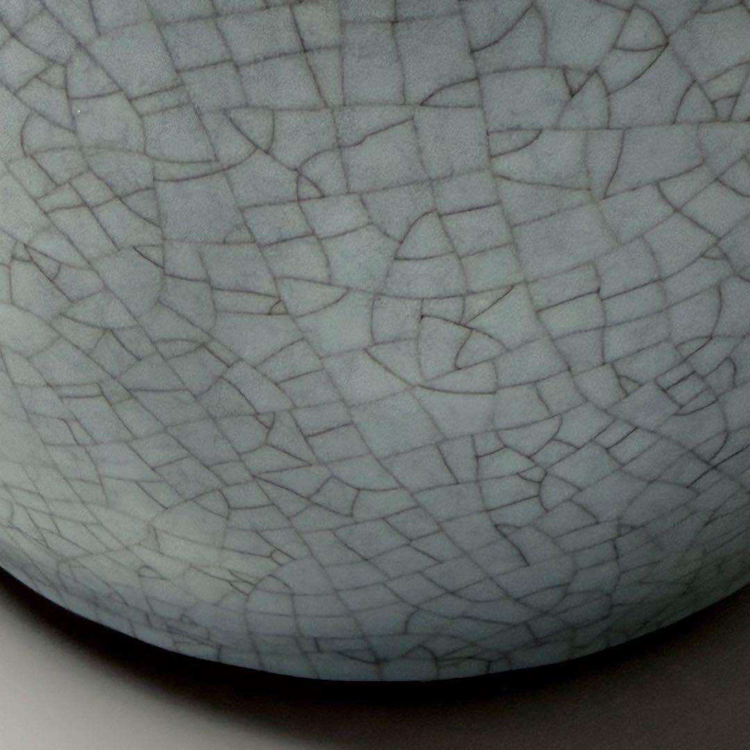 人間国宝 中島宏 青磁壺 共箱 上位作 究極の青磁 高さ23.2cm 栞 - メルカリ