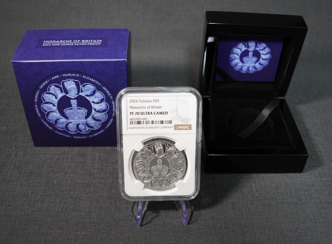 ケイマン諸島 25ドル銀貨（アン女王）1977年 25 dollars 1977