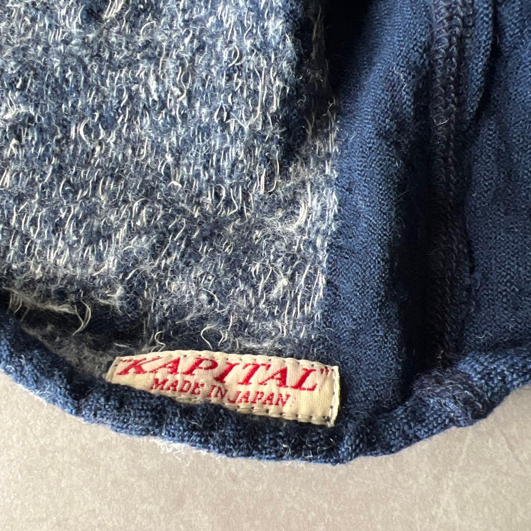 KAPITAL 縮絨ウール ネックウォーマー　スヌード