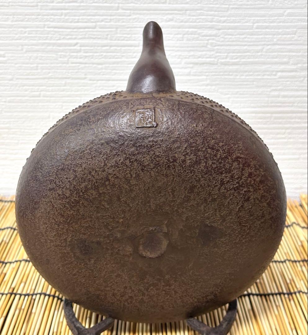 未使用品、栞付 岩手県奥州水沢佐藤鋳金工芸 現代の名工 佐藤