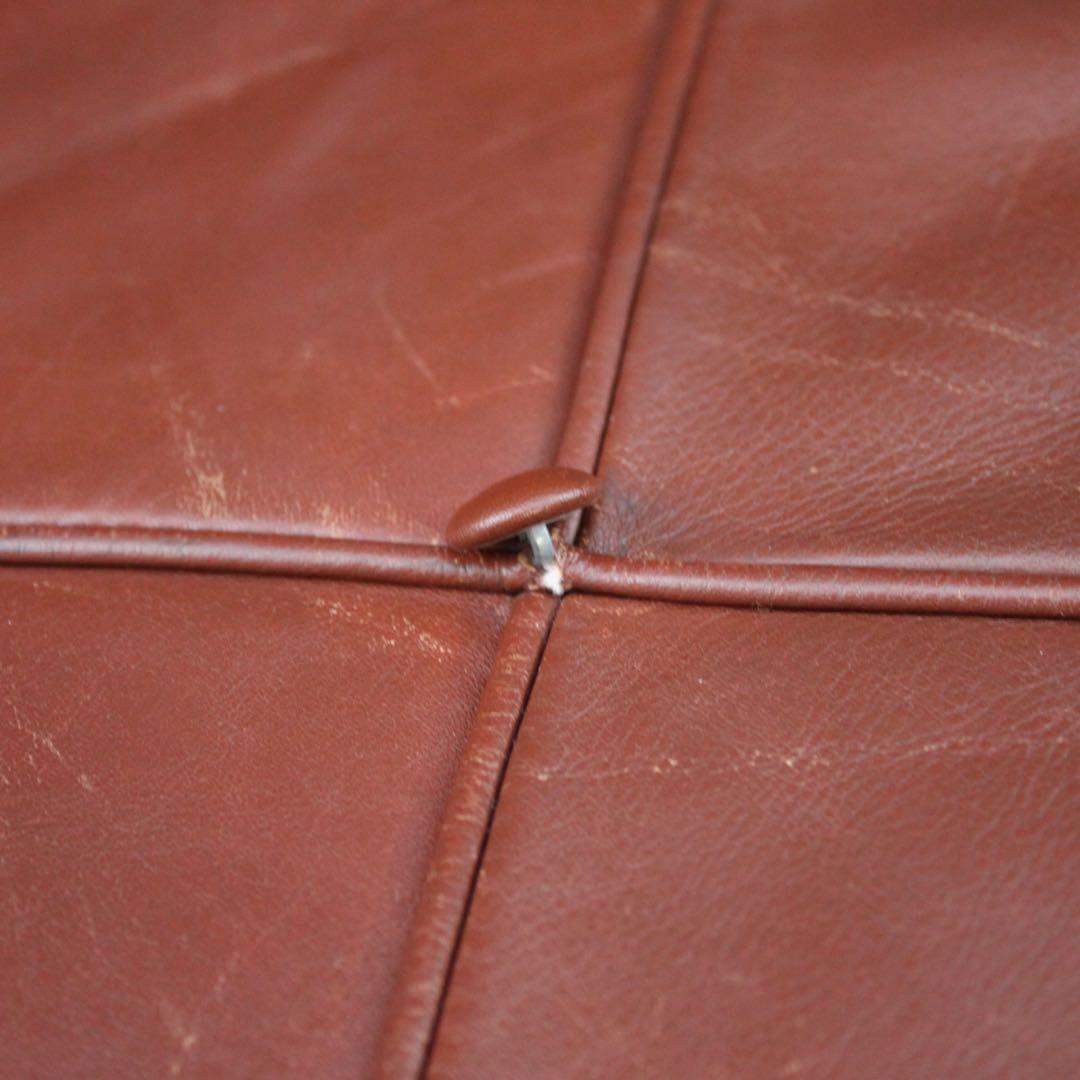 バルセロナチェア オットマン スツール 本革 レザー ブラウン リプロダクト