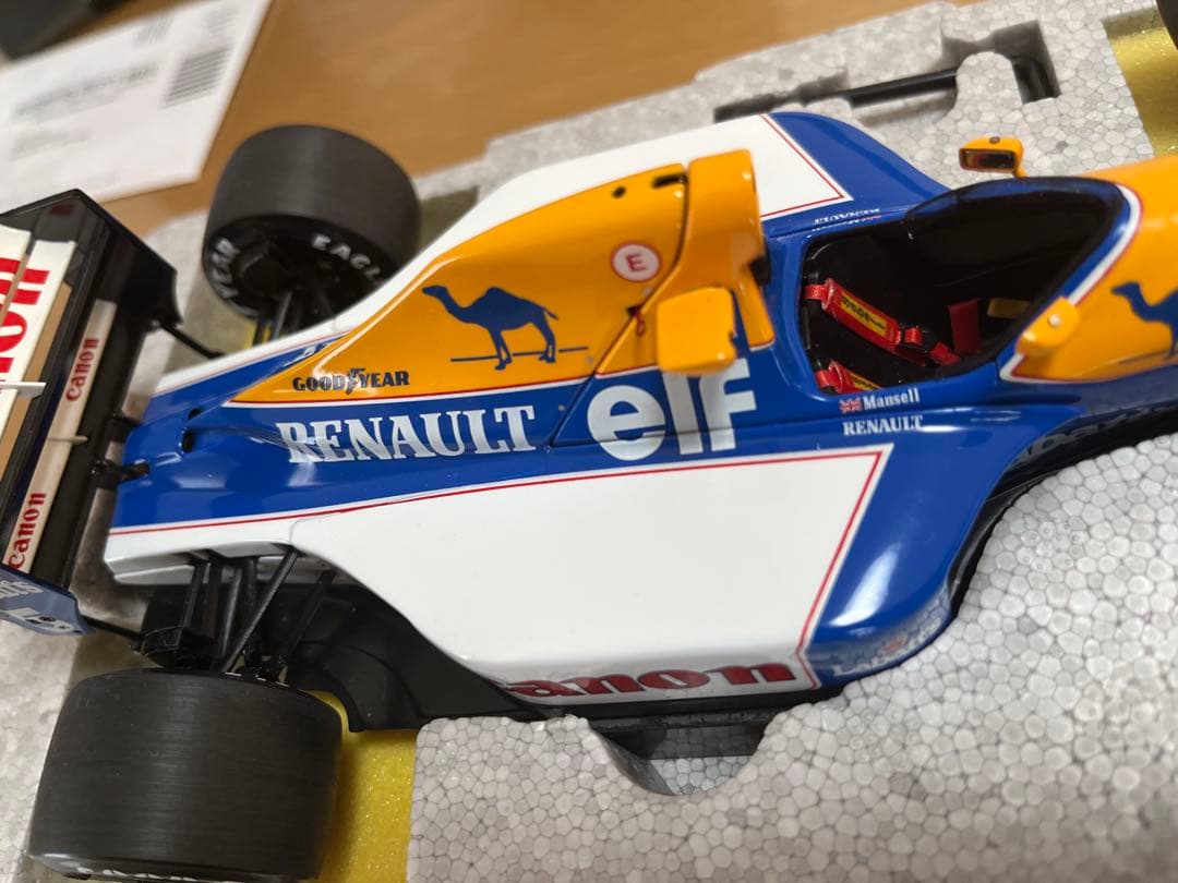 EXOTO 1/18 ウィリアムズ ルノー FW14B #5マンセル