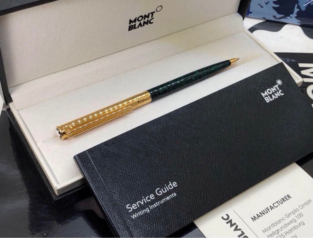 ⭐️幸運へ導くグリーン瑪瑙⭐️モンブラン・ノブレス・ドゥエ