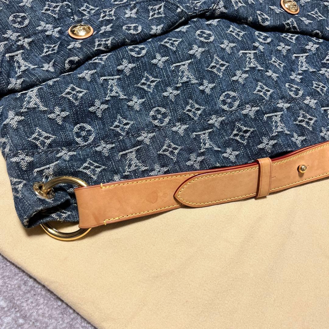 【美品】LOUIS VUITTONモノグラムデニムデイリーGMショルダーバッグ