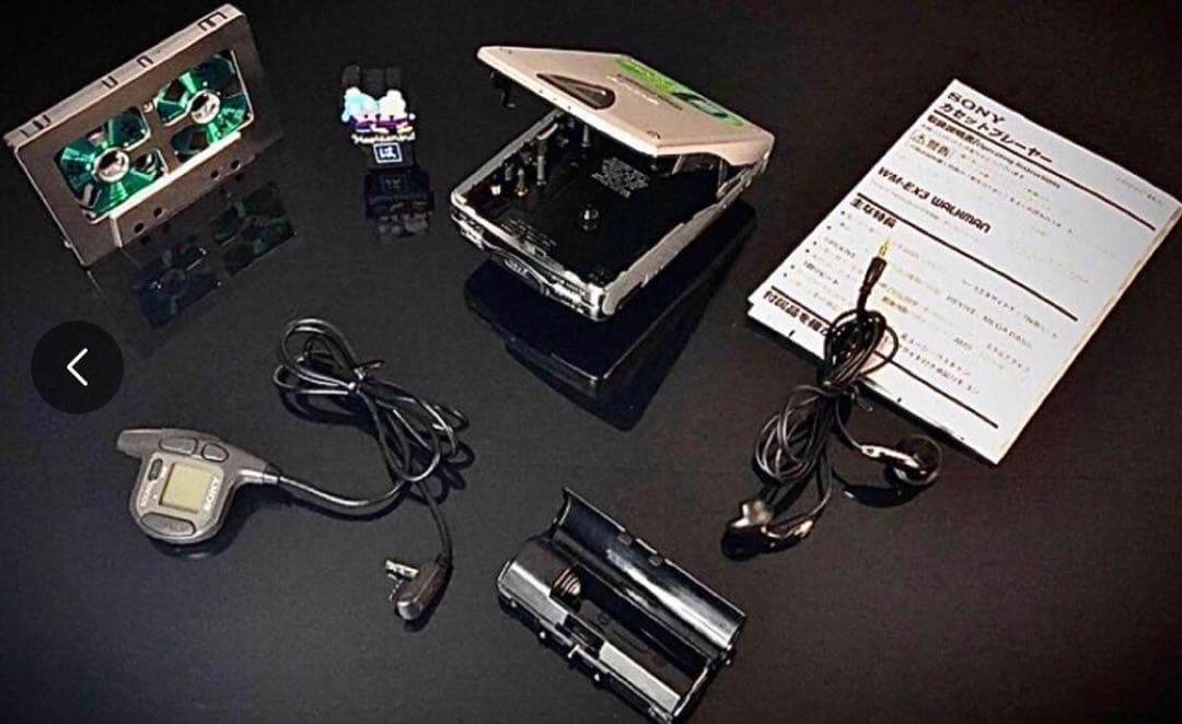 カセットウォークマン SONY WM-EX3, 銀「整備済み、完動超美品