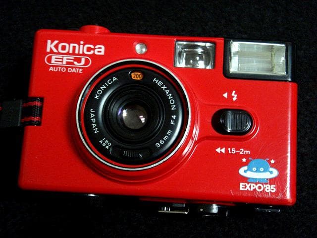 588 コニカ C35 EFJ EXPO 85 万博 konica つくば万博