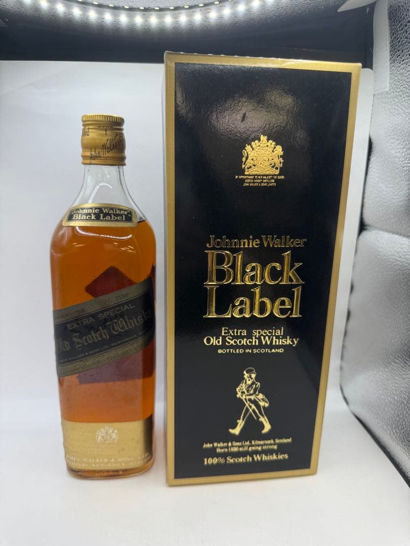 未開栓 古酒 ジョニーウォーカー 黒ラベル 金キャップ 750ml - メルカリ