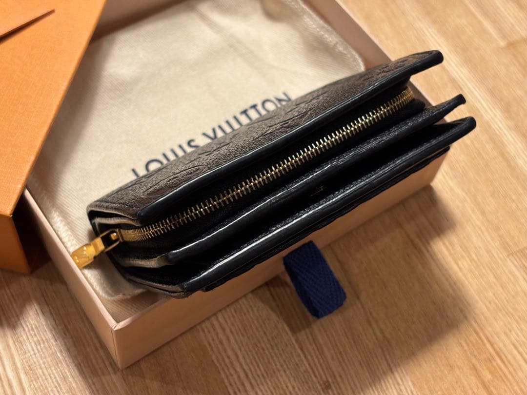 Louis Vuitton ミニ財布 M80151 ポルトフォイユ・クレア 黒