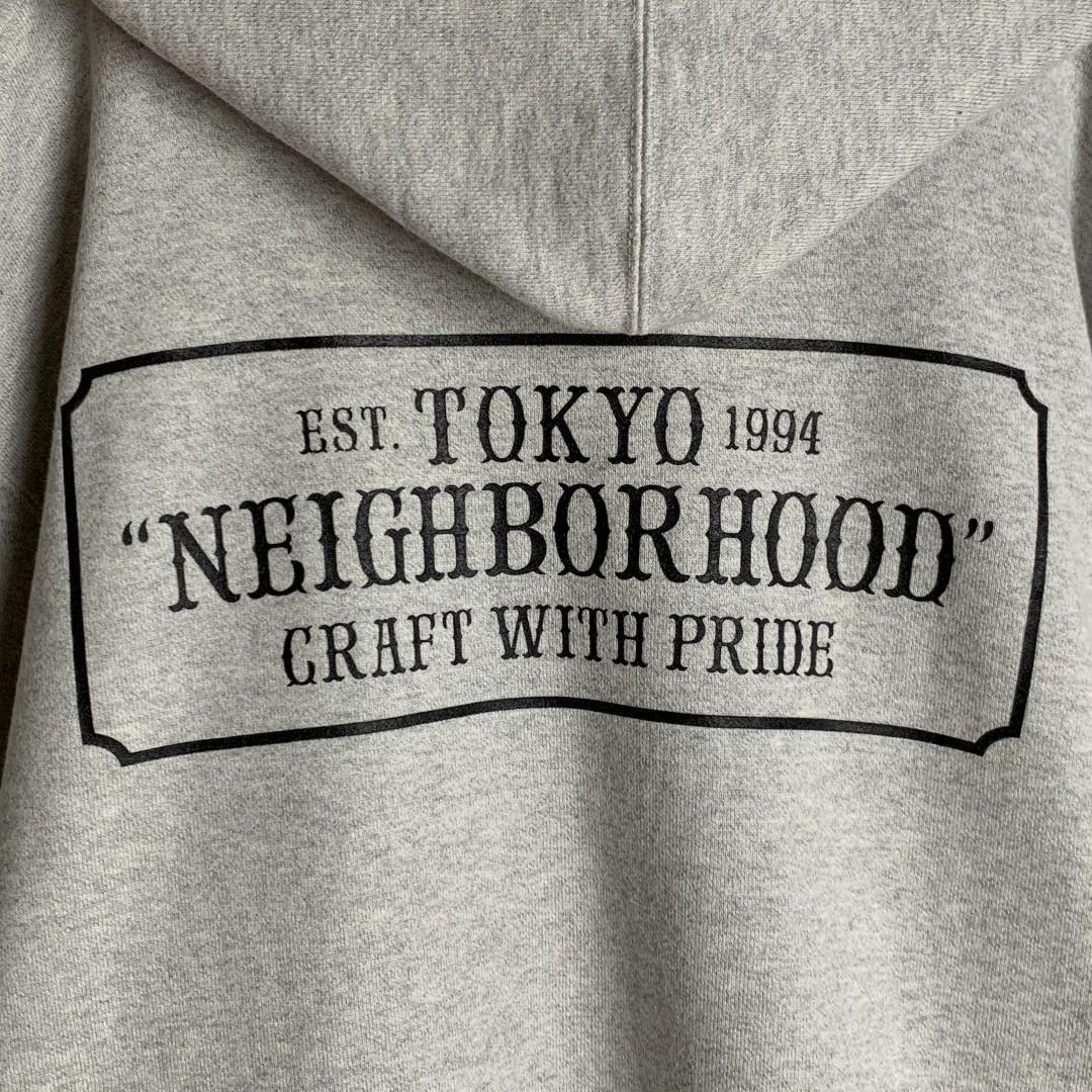 【ビッグシルエット】ネイバーフッド☆バックBOXロゴ入りパーカー/2593.