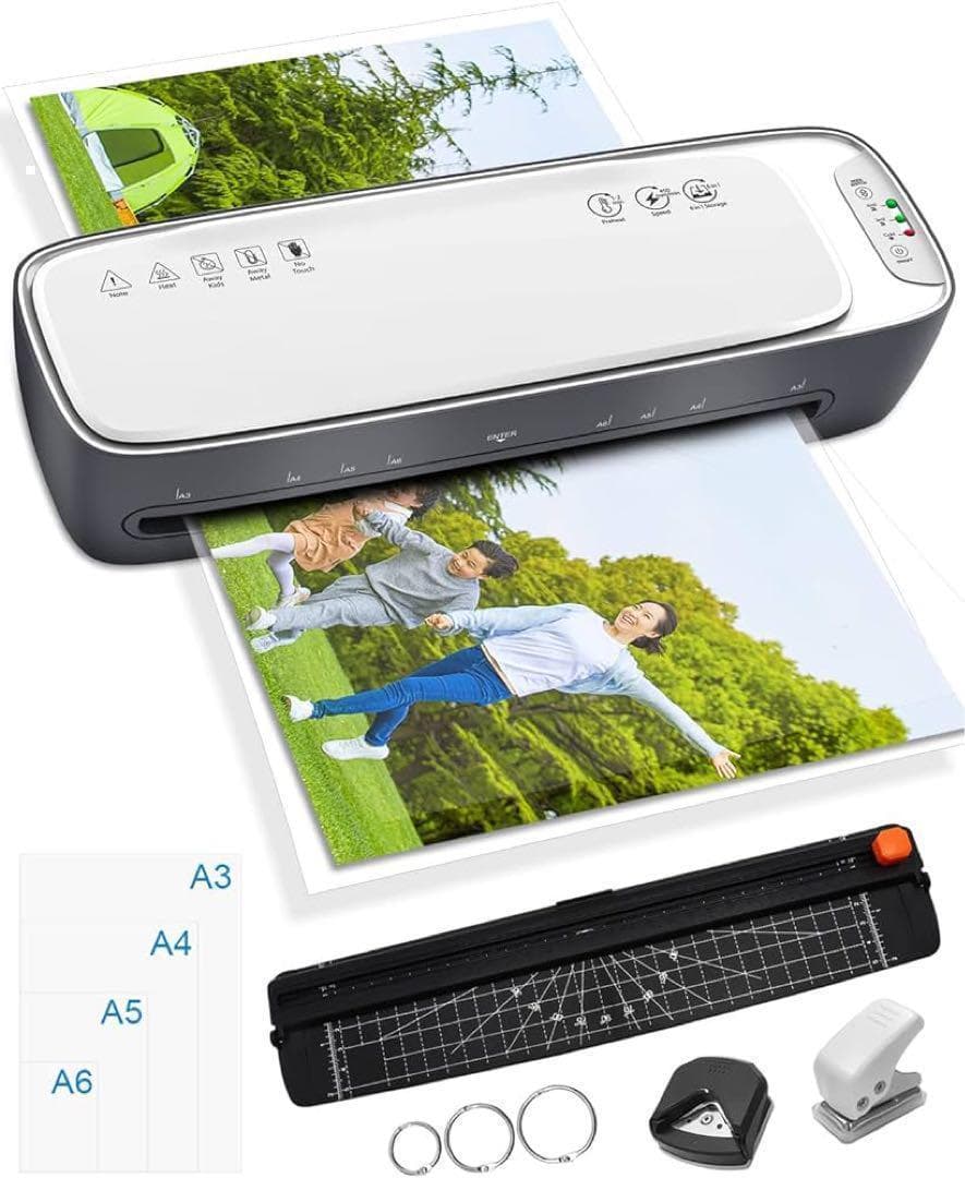 ラミネーター 【A3対応 6in1】ラミネート機械 ラミネート