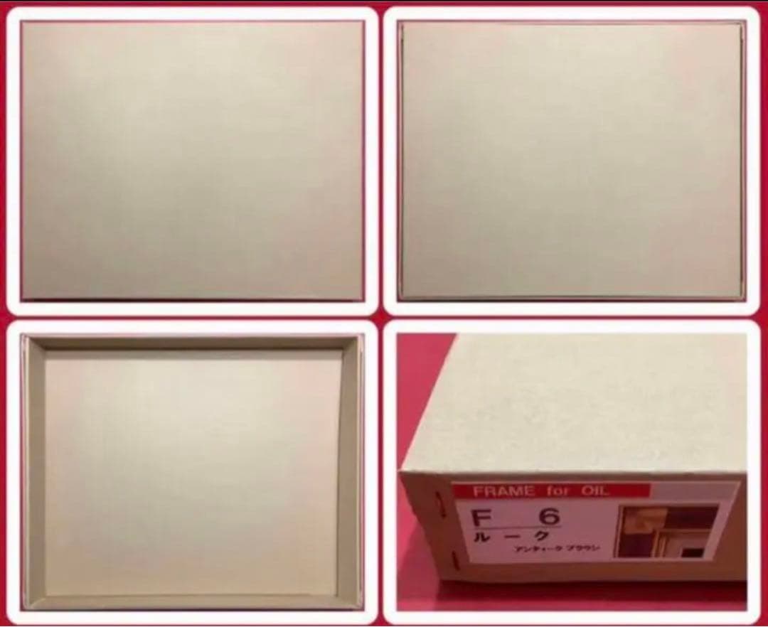 絵画・額縁・油絵・徳田春邦・新品未使用・F6号・赤富士・美術品・インテリア・雑貨