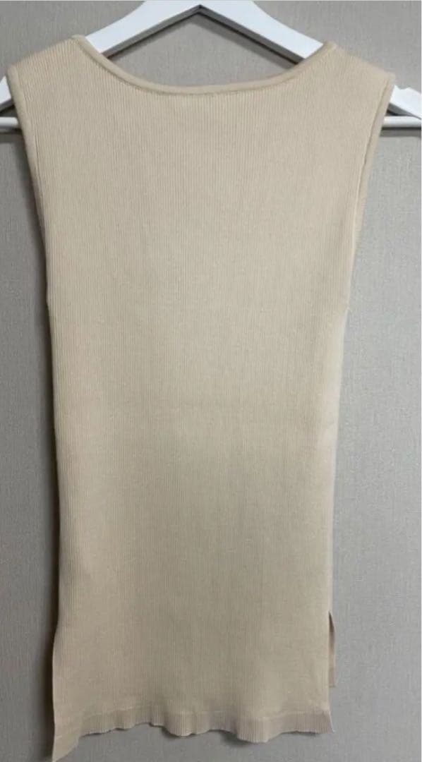 【美品】★オーラリー×ロンハーマン 別注 ギザボートネックノースリーブ　サイズ１