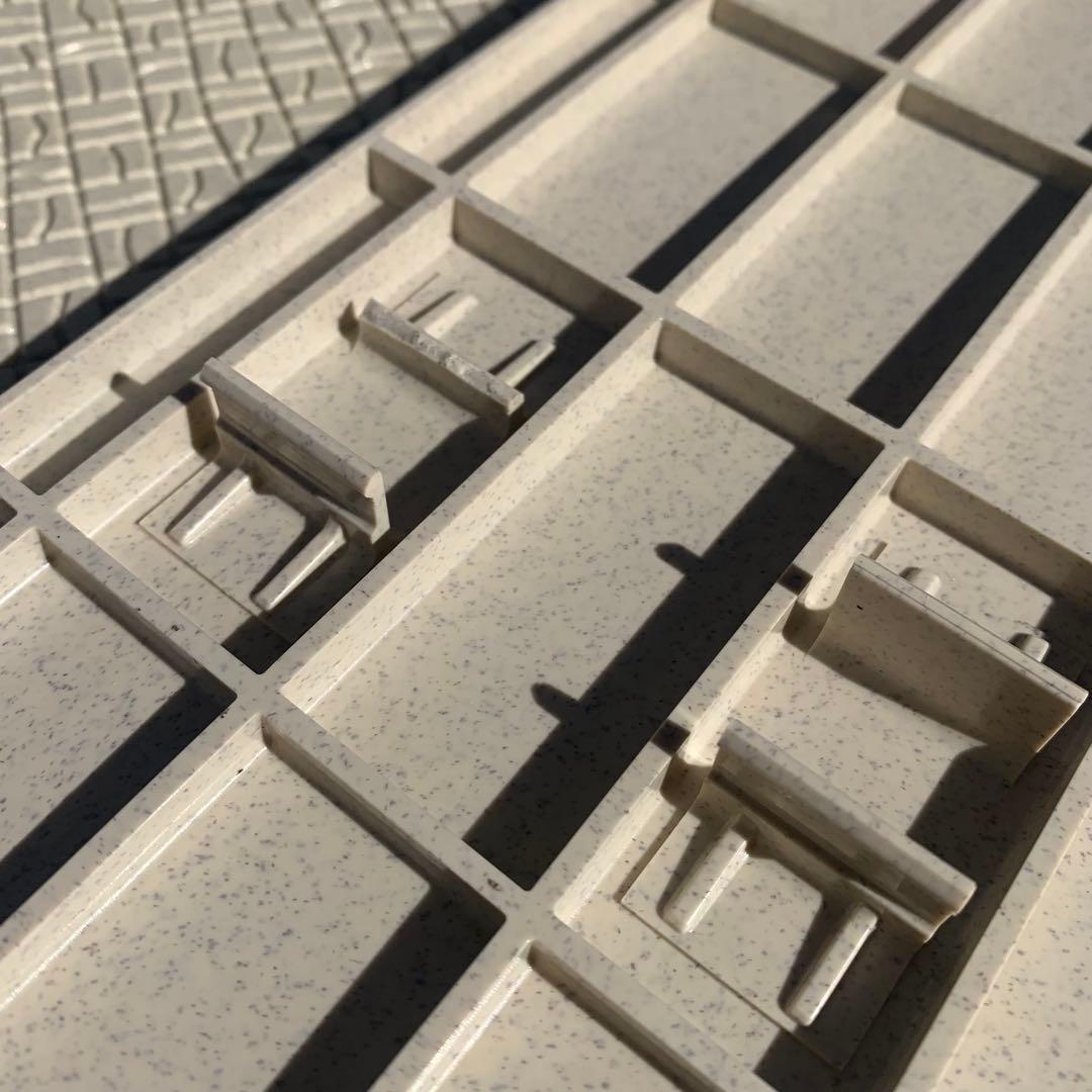 中古2枚 TOTO カラリ 床 すのこ マット お風呂 足場