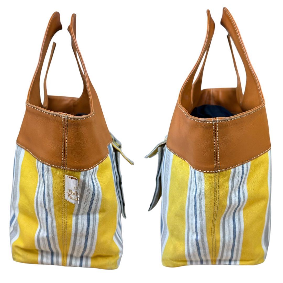 ヴィヴィアンウエストウッド ハンドバッグ ビッグオーブ Dickson イエロー