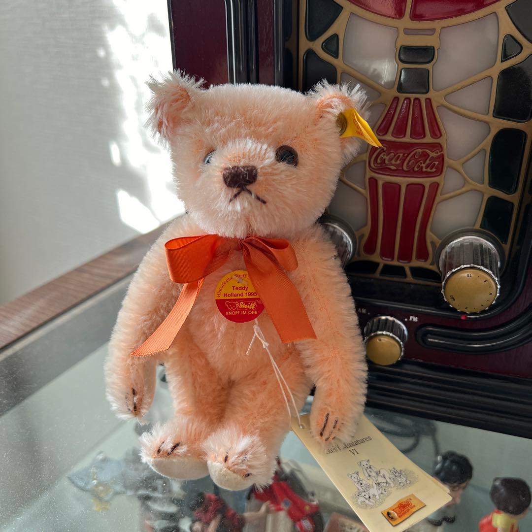 シュタイフ　テディベア　Holland 1995 オレンジ　Steiff