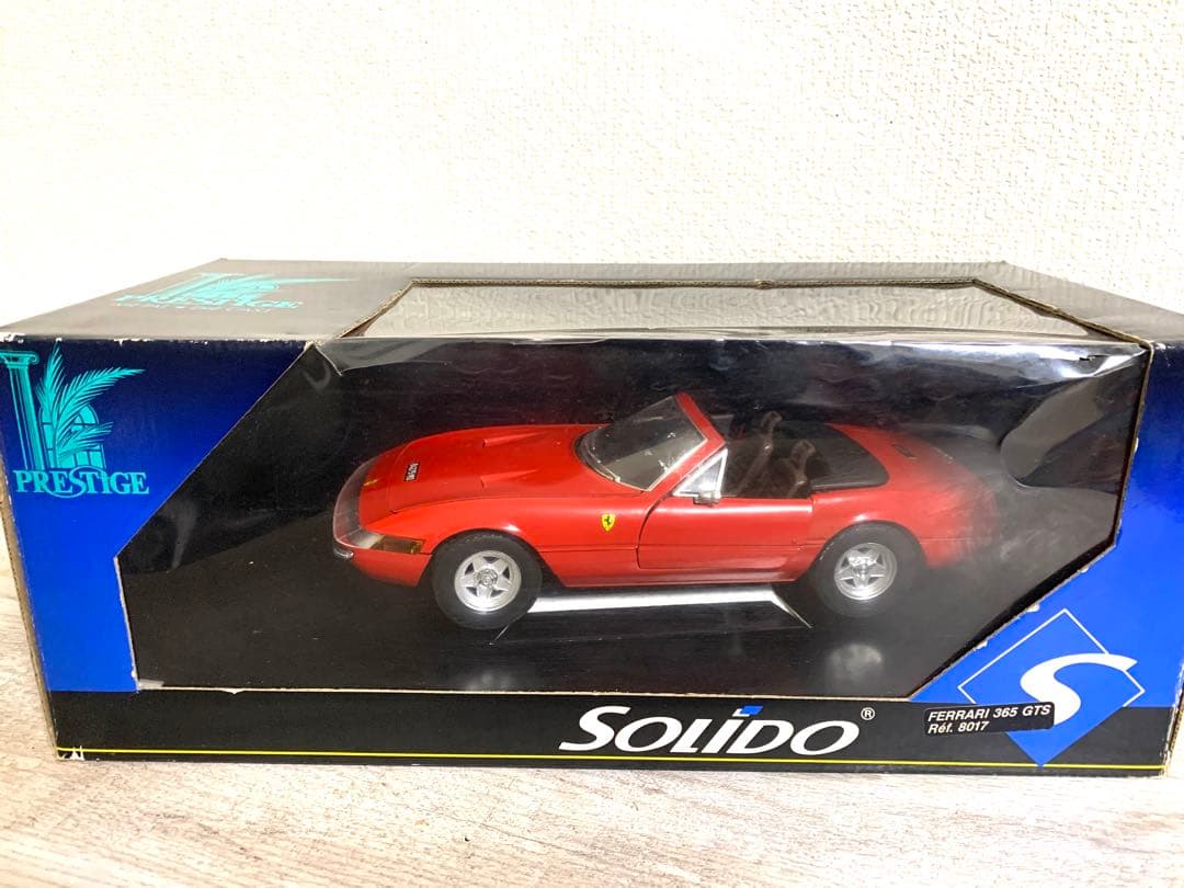 ソリド(仏)製 フェラーリ 365 GTSのダイキャスト　Réf. 8017