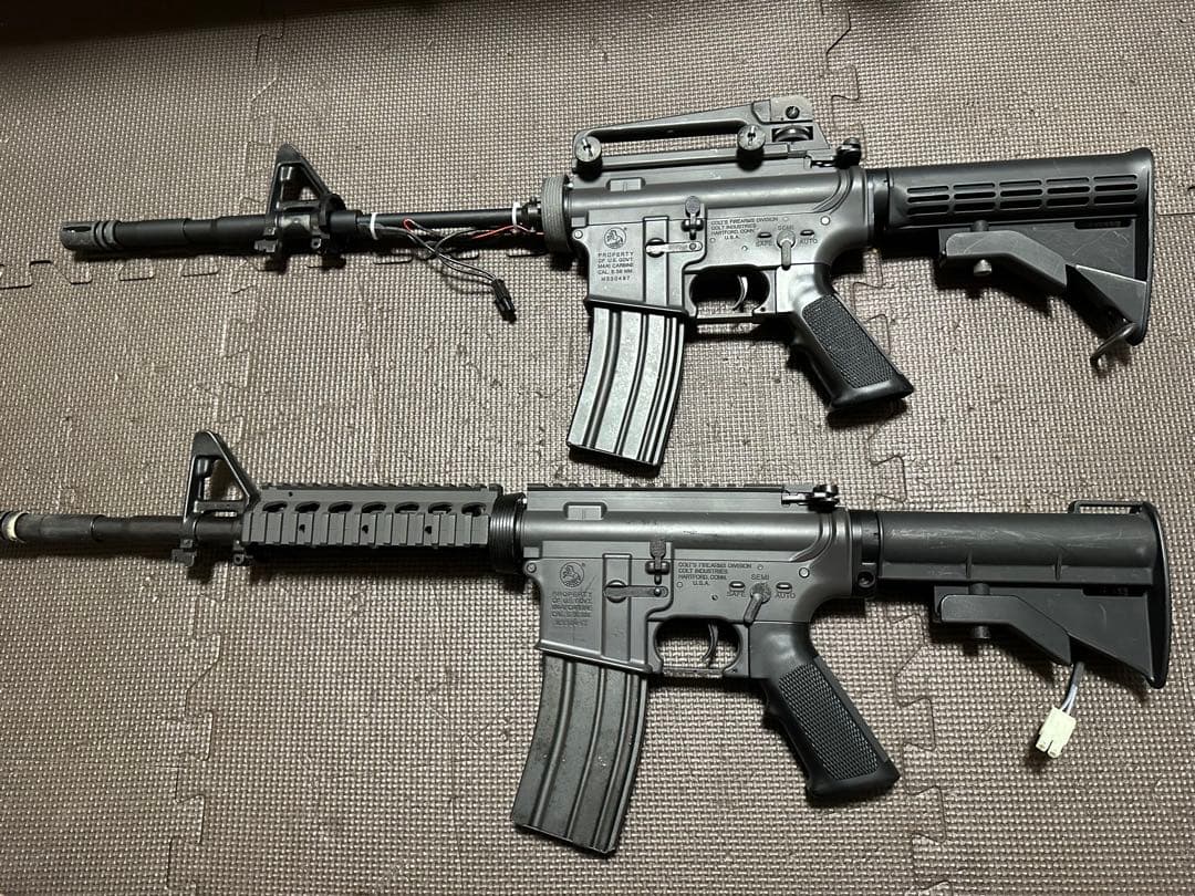 東京マルイ M4系 電動ガン 2本まとめ売り ジャンク扱い