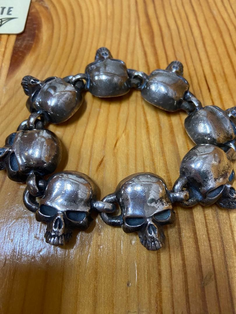 crazy pig　EVIL SKULL LINK BRACELET