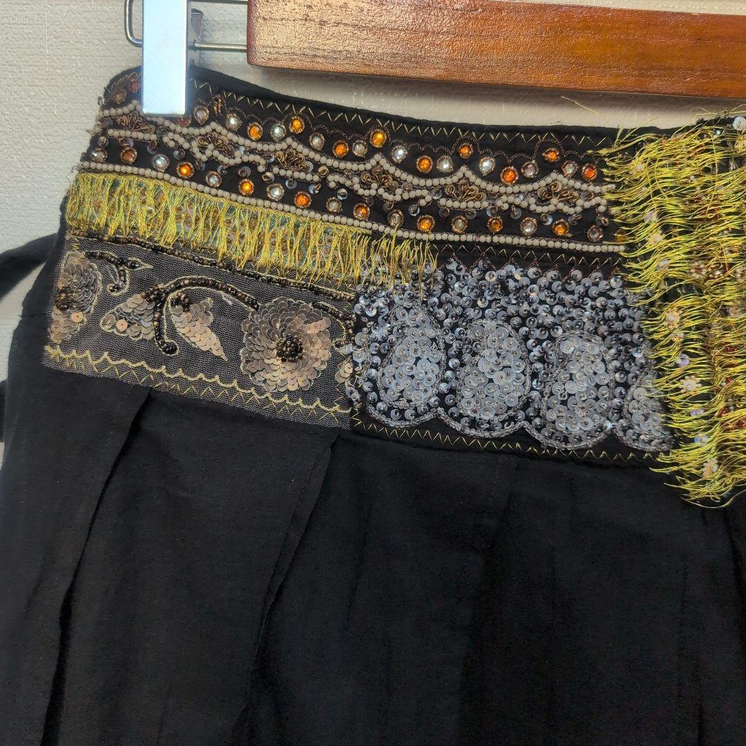 tricot COMME des GARCONS ビーズ刺繍スカート