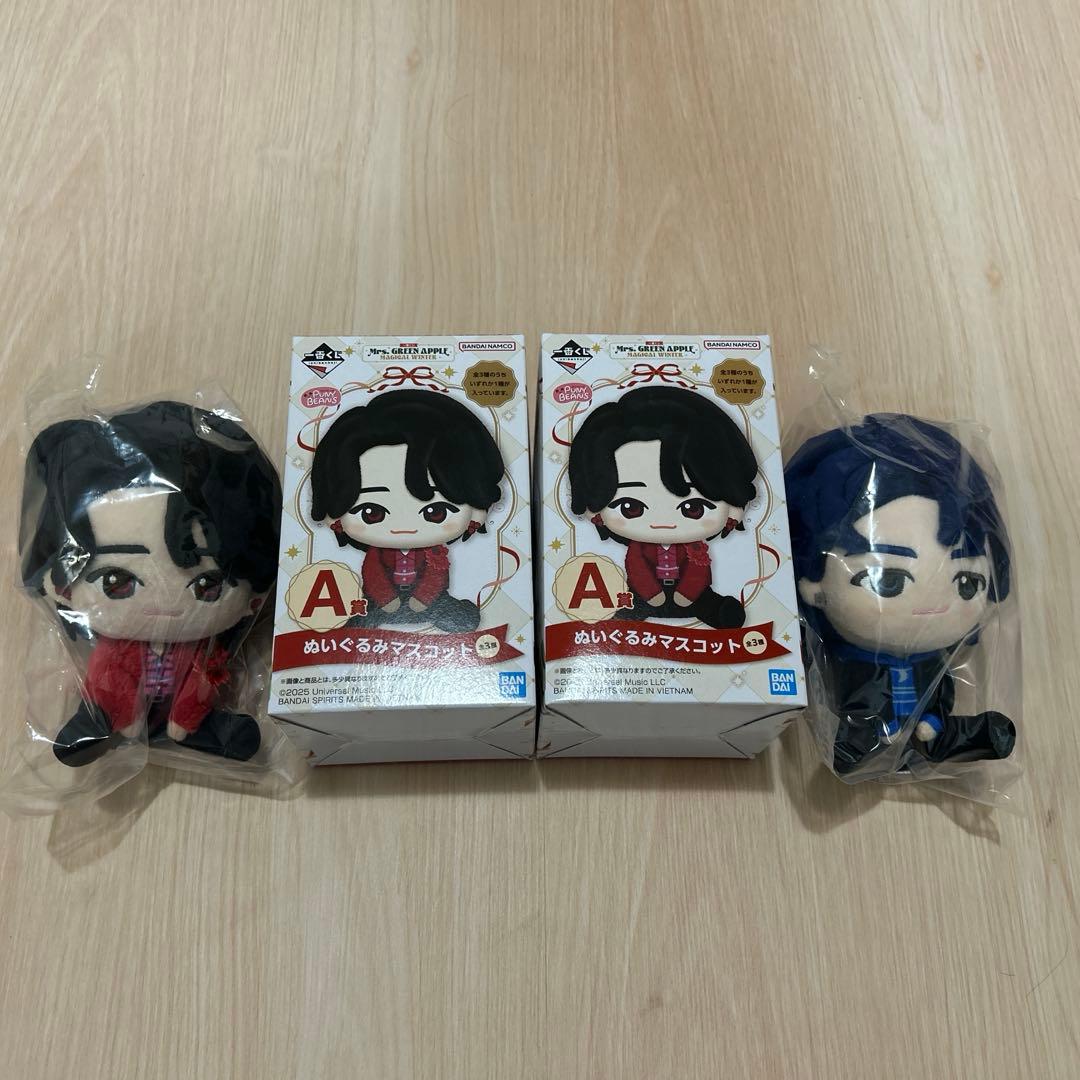 Mrs. GREEN APPLE 一番くじA賞 2種 Mrs. GREEN APPLE、一番くじ第2弾発売決定 アクリルライト、ミニ