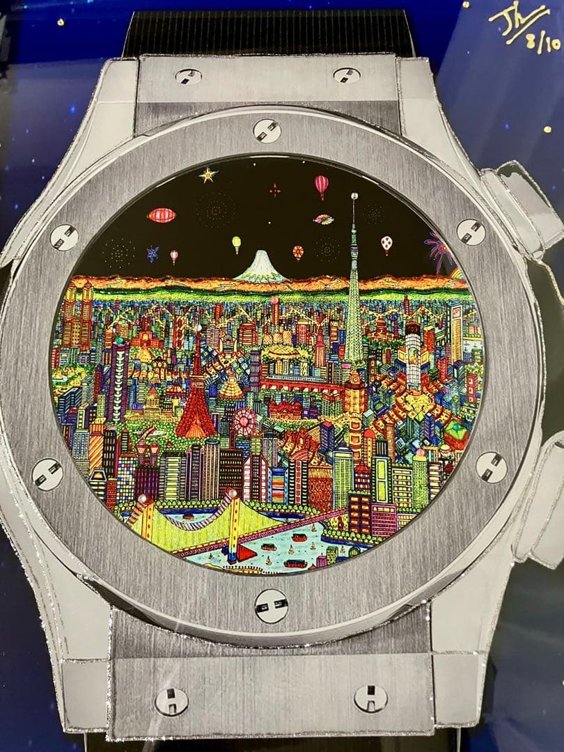 ヨハンペラトーネル 3D作品 Watch Tokyo プレキシアートオブジェ美品