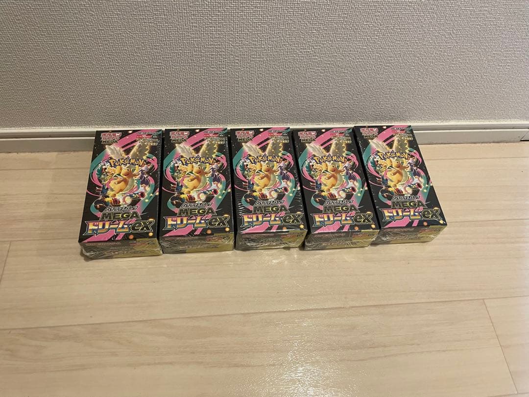 新品】【シュリンク付き】【5BOX】 MEGAドリームex シュリンク付き