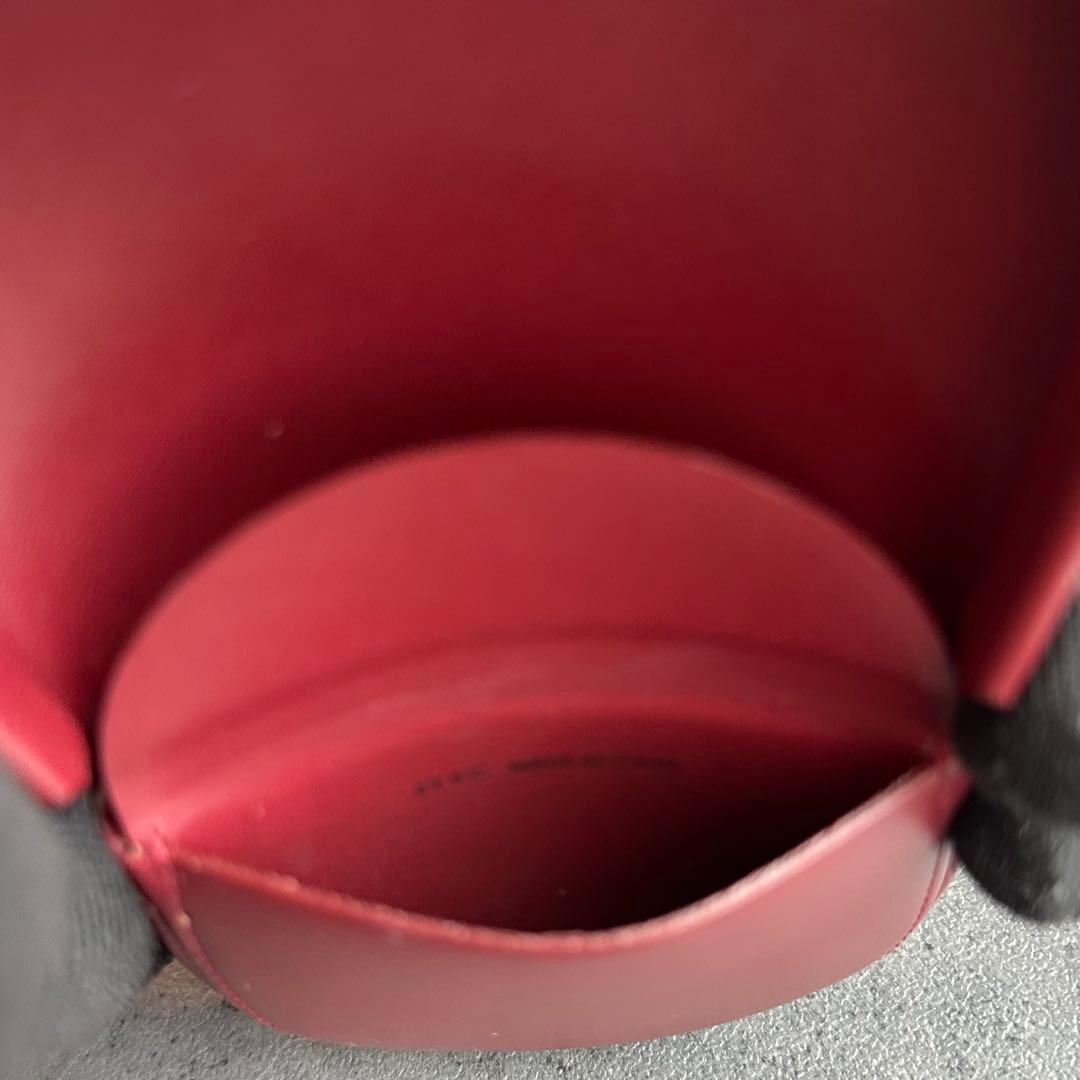 Cartier マストライン 馬蹄型 ケース 小銭入れ　ボルドー