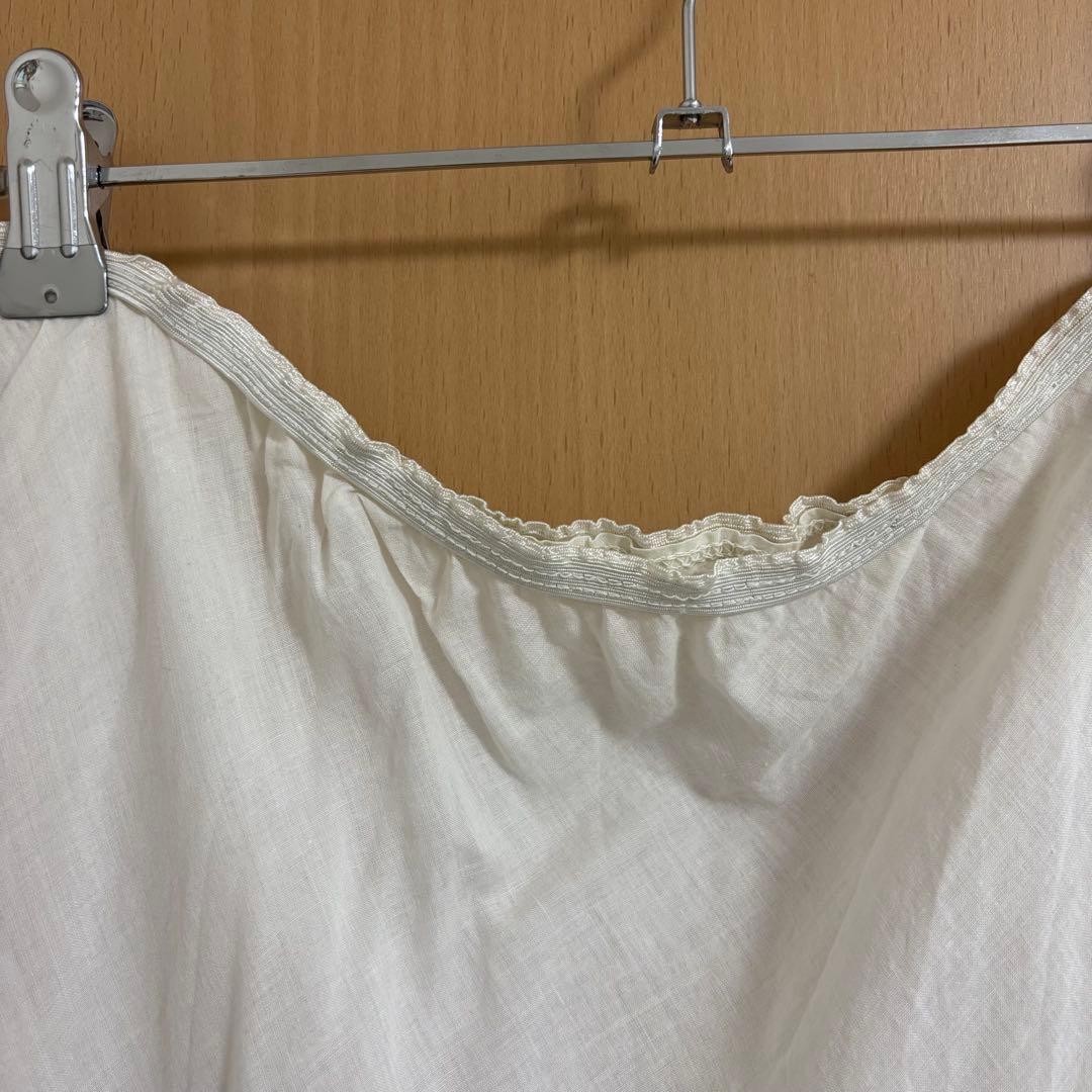 フランスアンティーク　レースペチスカート