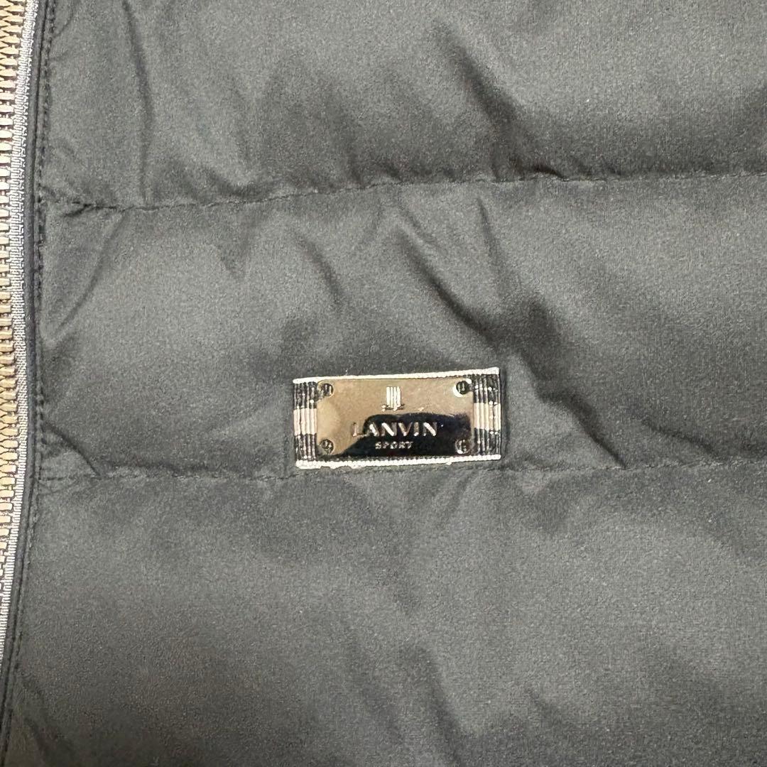 LANVIN SPORT 中綿入り フードジャケット レディース 42 ブラック