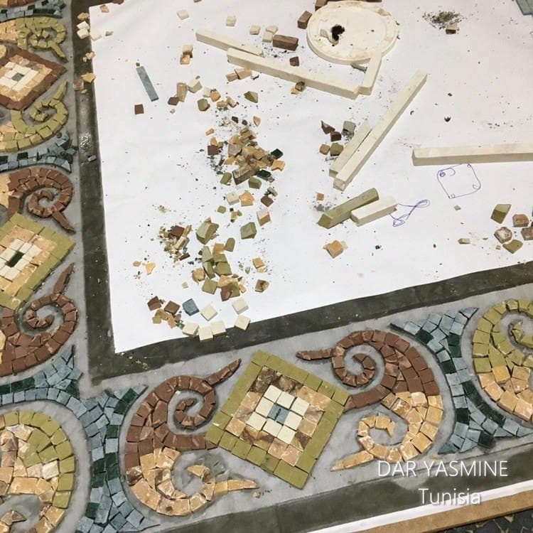 モザイクタイル チュニジアの歴史を感じるモザイクアート オアシス14