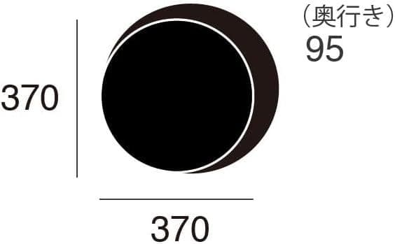 【新品】NEWGATE 壁掛け時計 TR-4313 BK