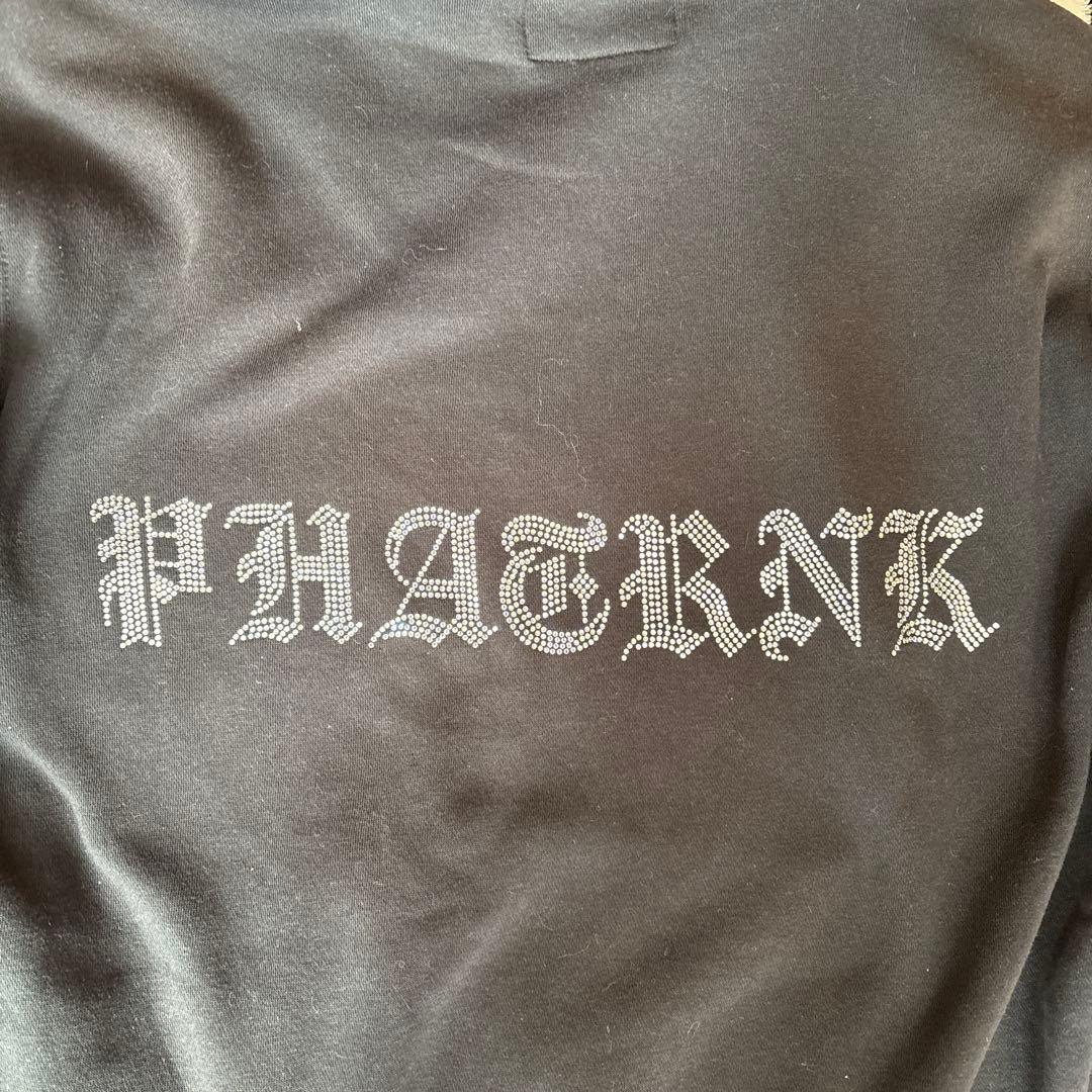 最終値下げ完売品✨️正規品✨️ファットランク ラインストーンロゴパーカー