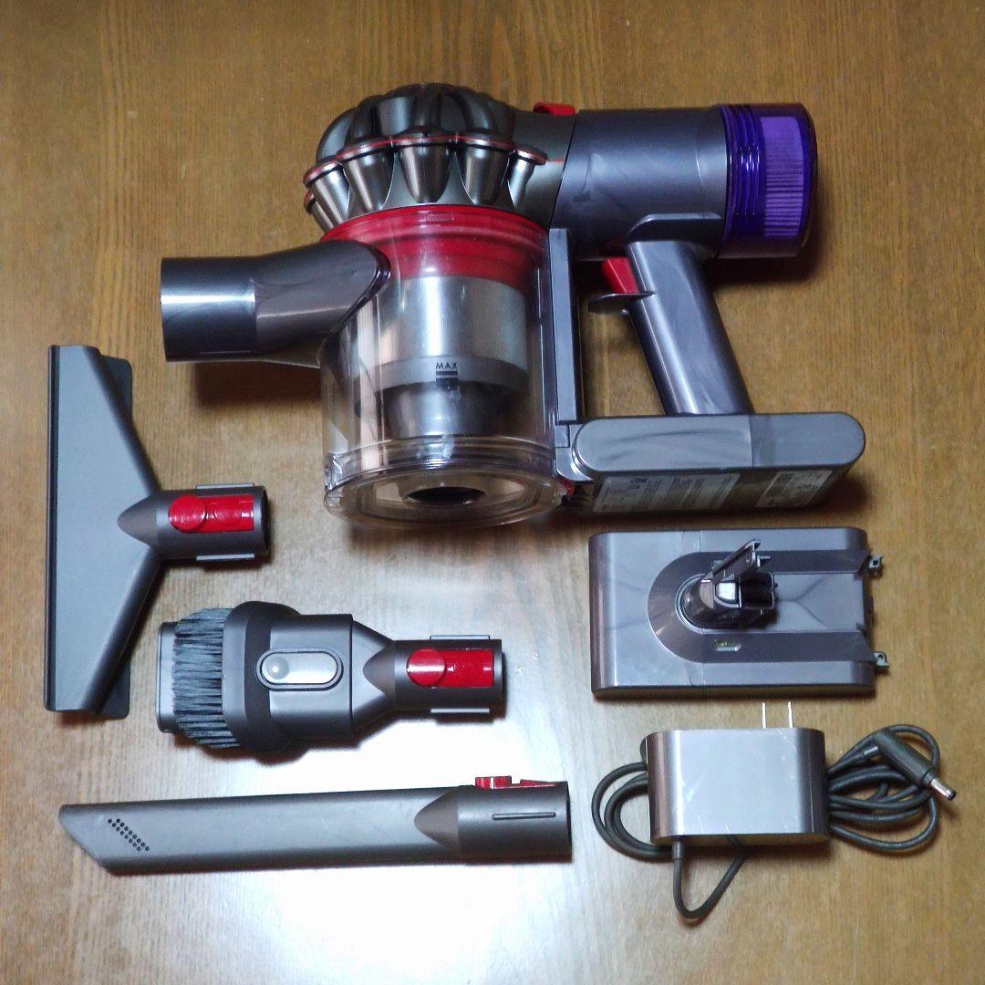 ダイソンV8 SV10K掃除機 完全分解清掃済み動作品 純正バッテリー2つ