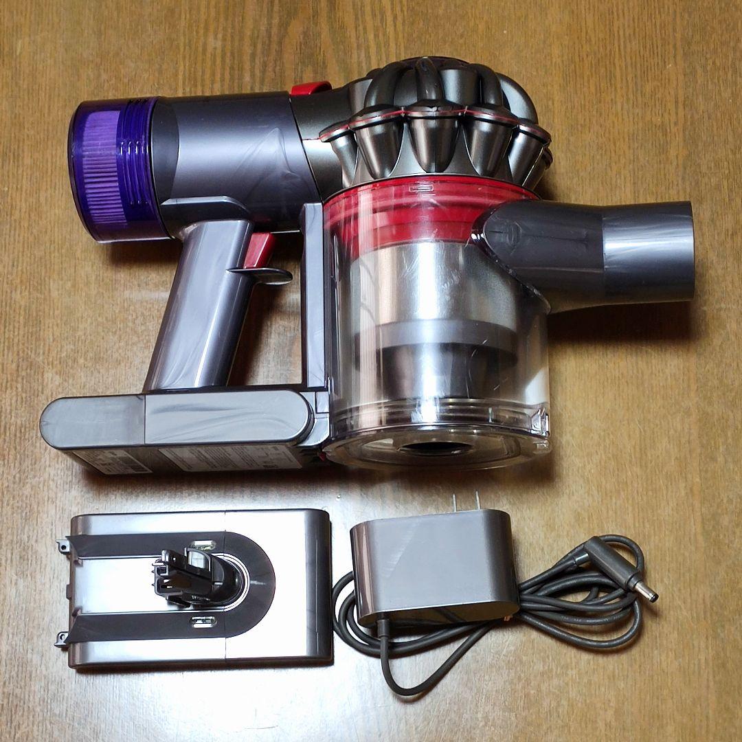 ダイソンV8 SV10K掃除機 完全分解清掃済み動作品 純正バッテリー2つ