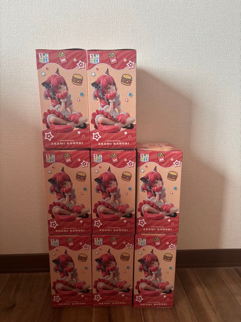 【最終値下げ】 赤見かるび ちょこのせ フィギュア SEGA 8個セット