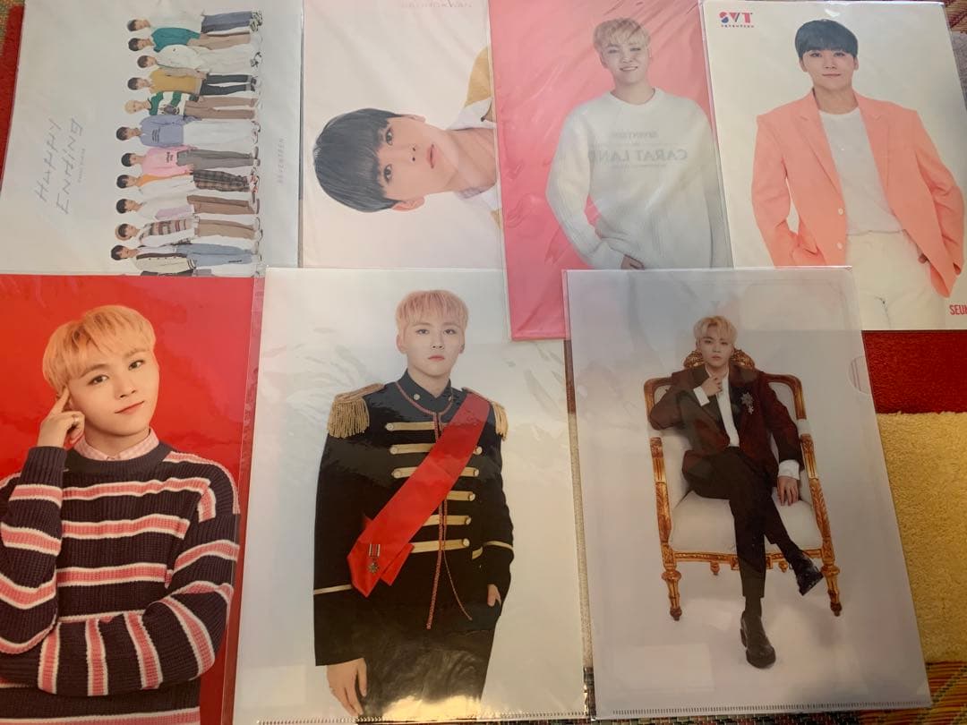 スングァン　トレカ　うちわ　缶バッチ　アクスタ　ぬいぐるみ　スローガン　まとめ