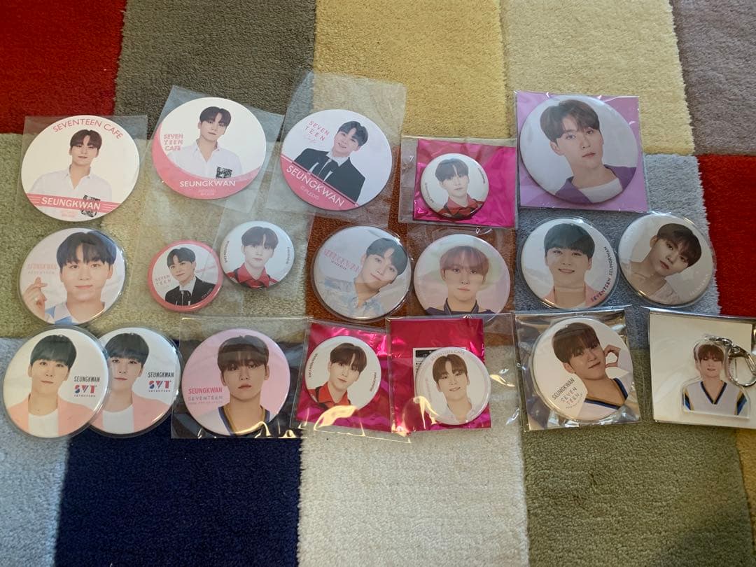 スングァン　トレカ　うちわ　缶バッチ　アクスタ　ぬいぐるみ　スローガン　まとめ