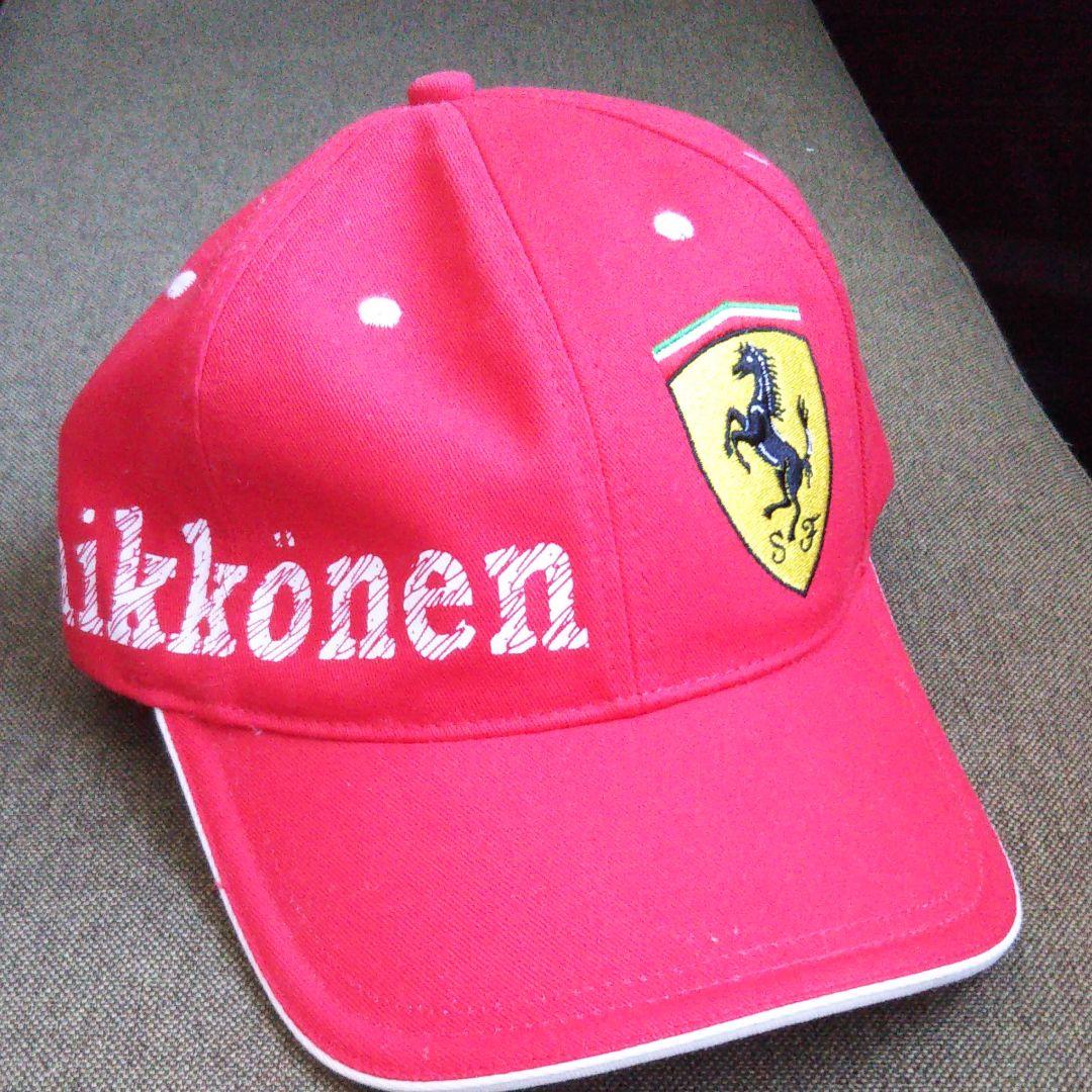 F1キミライコネンキャップ フェラーリ ライコネン サイン入りアイテム