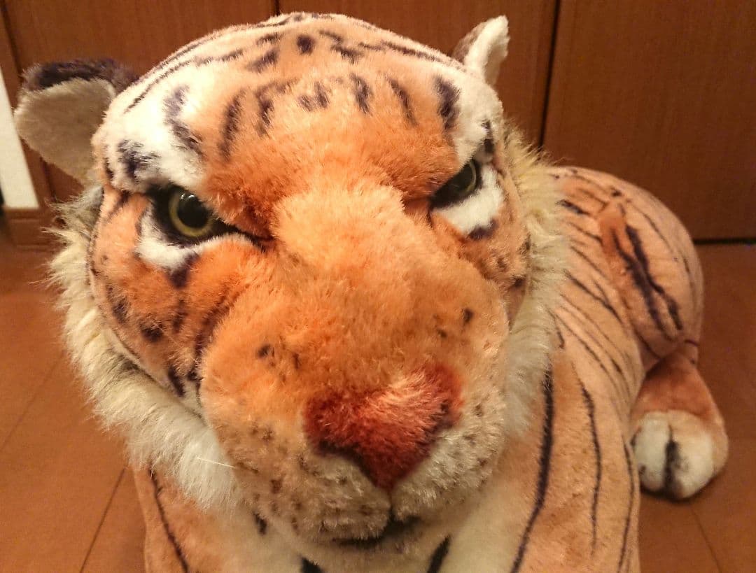 激レア 約191cm 超特大サイズ リアル トラのぬいぐるみ