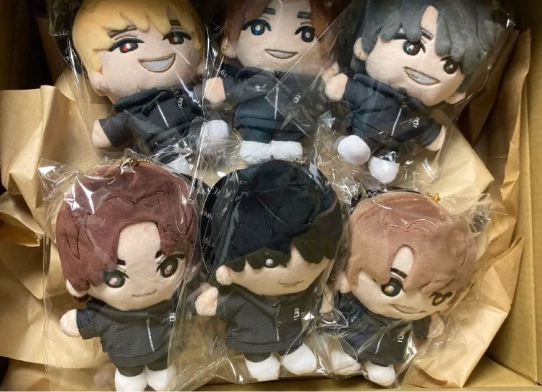 SixTONES 手つなぎストぬい 6体 ジェシー 田中 森本 京本 松村 髙地