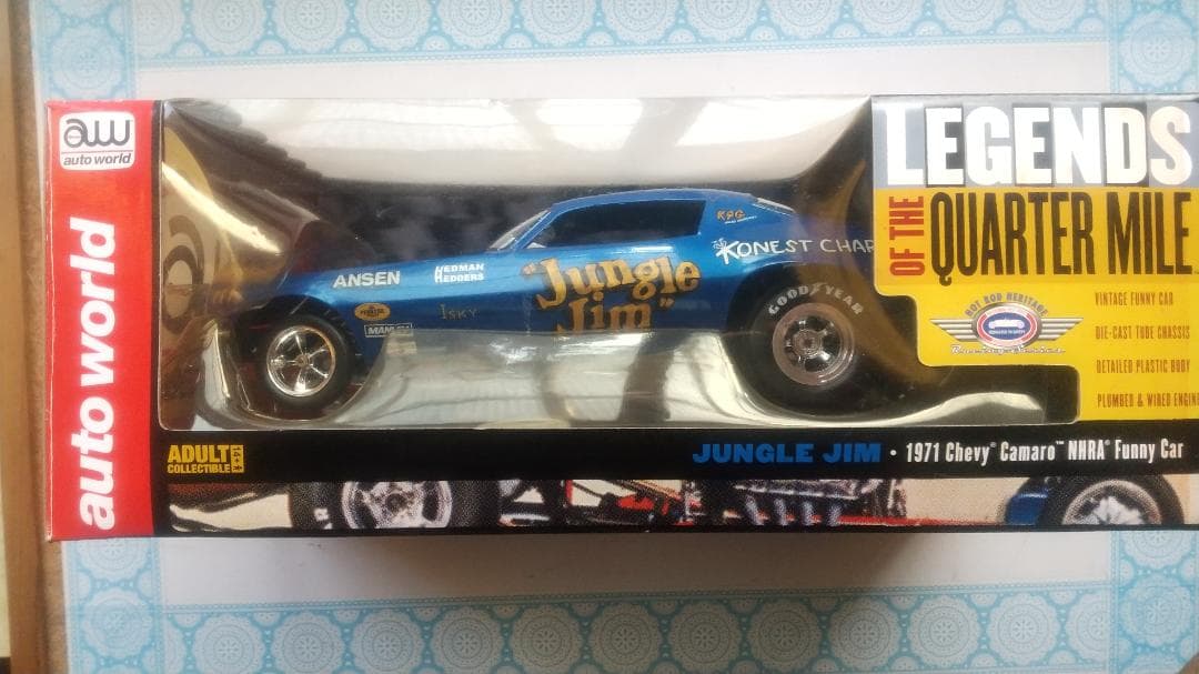 オートワールド 1/18 JUNGLE JIM 1971 シボレー カマロ