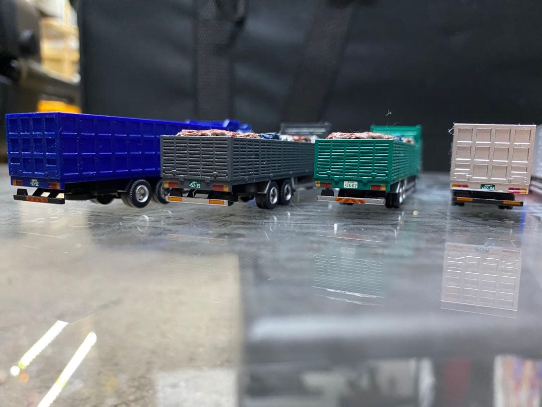 1/150 Nゲージサイズ　トラック、トレーラーコレクション13台+3台セット