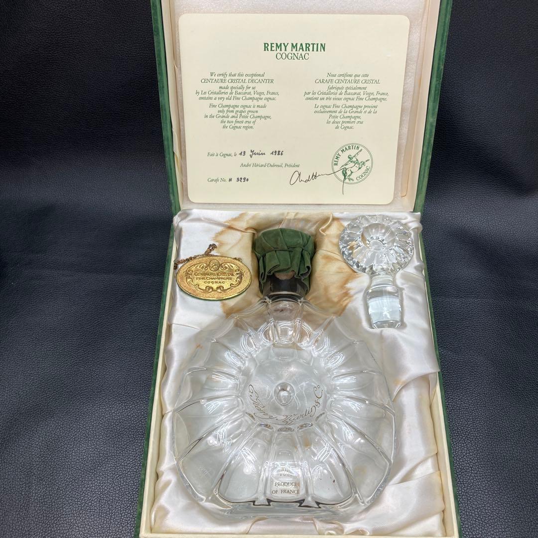 レミーマルタン　バカラ　ボトル　セントークリスタル　空瓶 レミーマルタン バカラクリスタル 空き瓶 レミーマルタンセントー