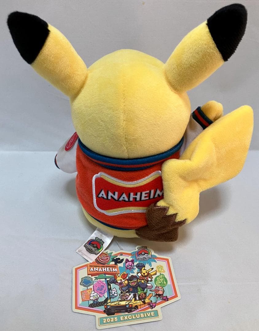 WCS2025】アナハイム限定 ピカチュウ ぬいぐるみ