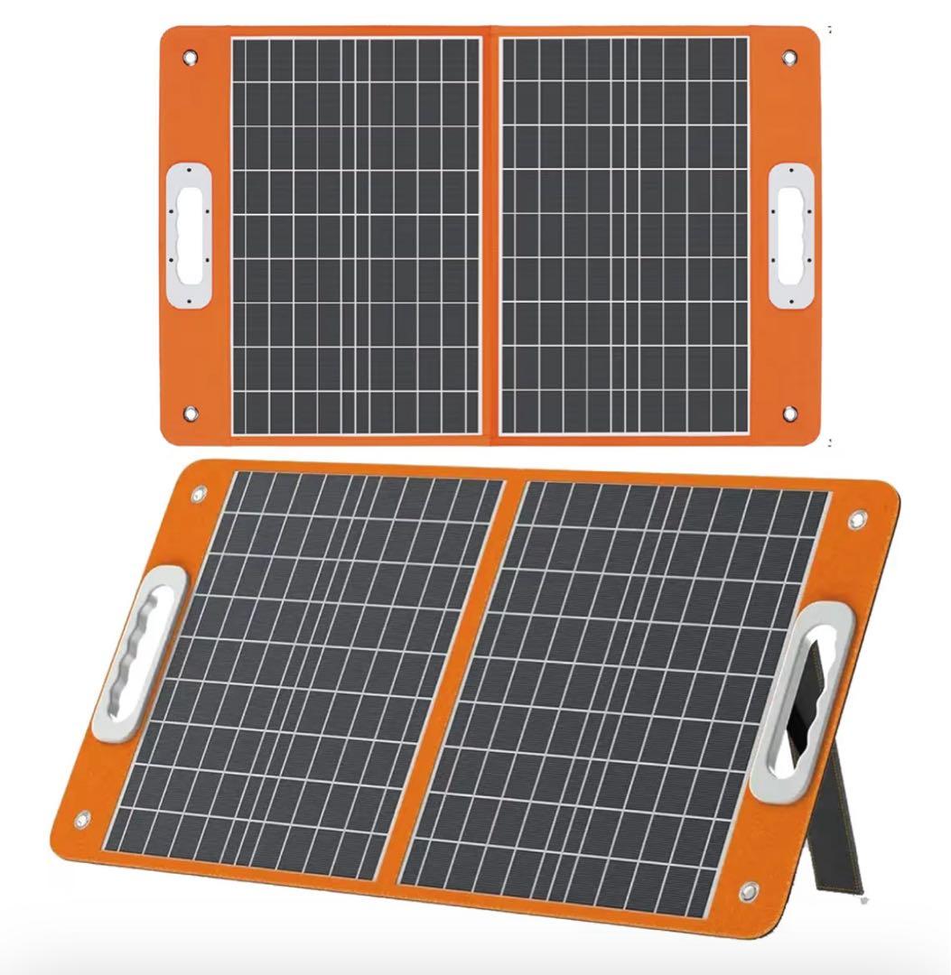 【3000円引】FlashFish 60W ソーラーパネル 折りたたみ式 超軽量 楽天市場】※国内送料無料※ 60w Flashfish ポータブル 折りたたみ式