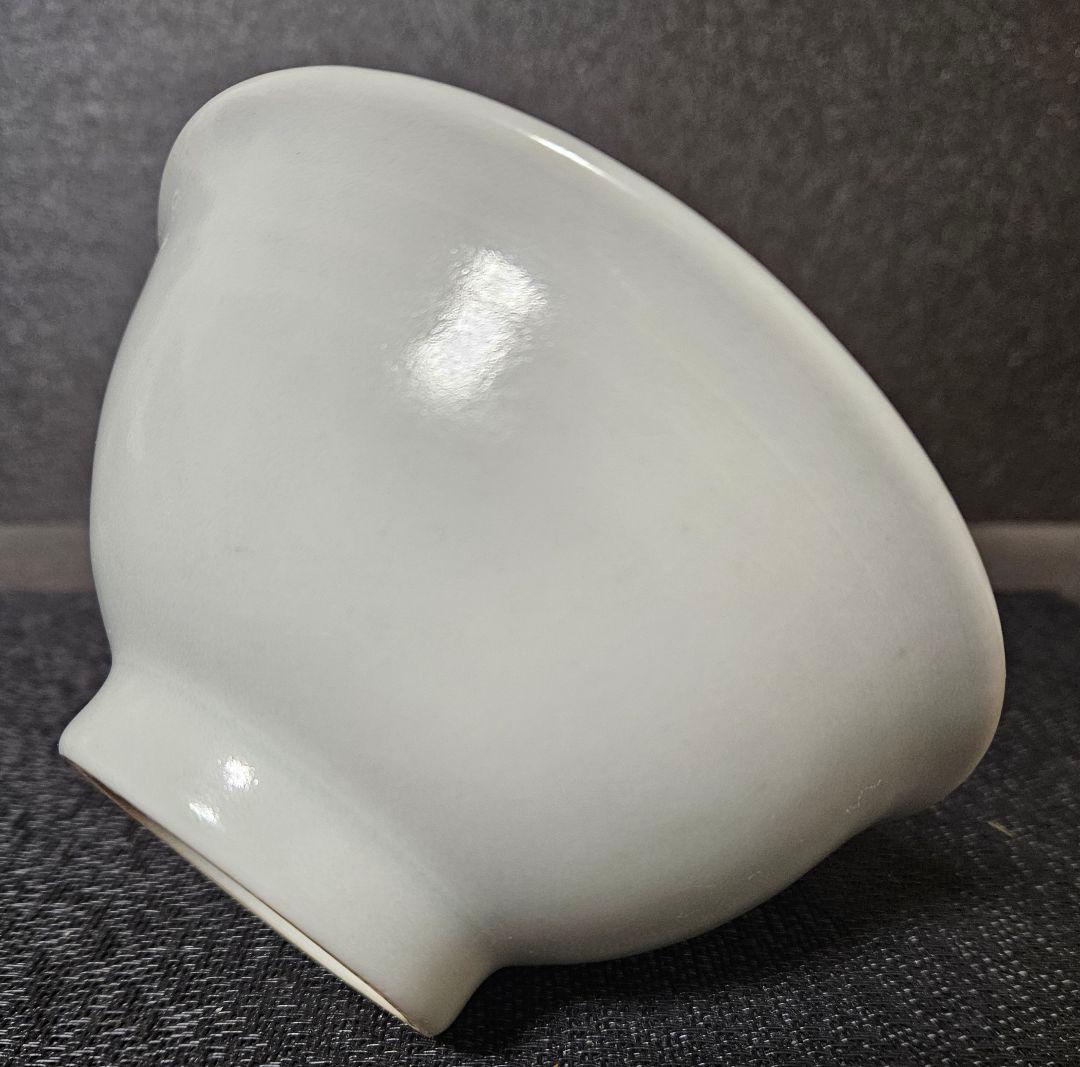 【李朝コレクター放出品❗02.】李朝白磁　分院手　茶碗　碗　時代産地不明❗