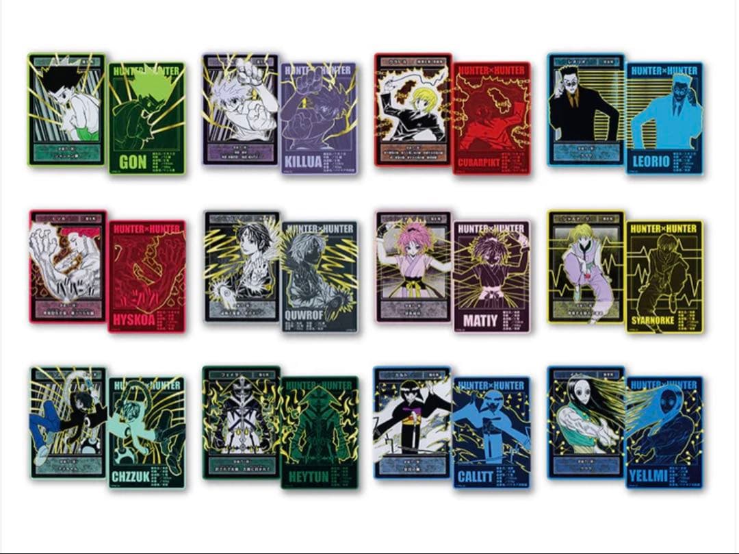 ハンターハンター ステータスカードコレクション 第1弾 未開封100点